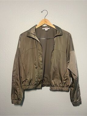 Victoria's Secret Olive Green Bomber Jacket